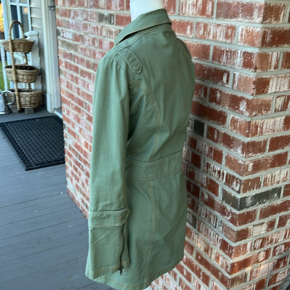 Vintage Tulle jacket Size L True Sage Green color- exc like new condition - Picture 4 of 16